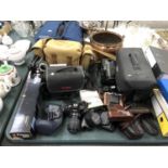 VARIOUS CAMERAS AND CASES - RICOH KR-10 ETC