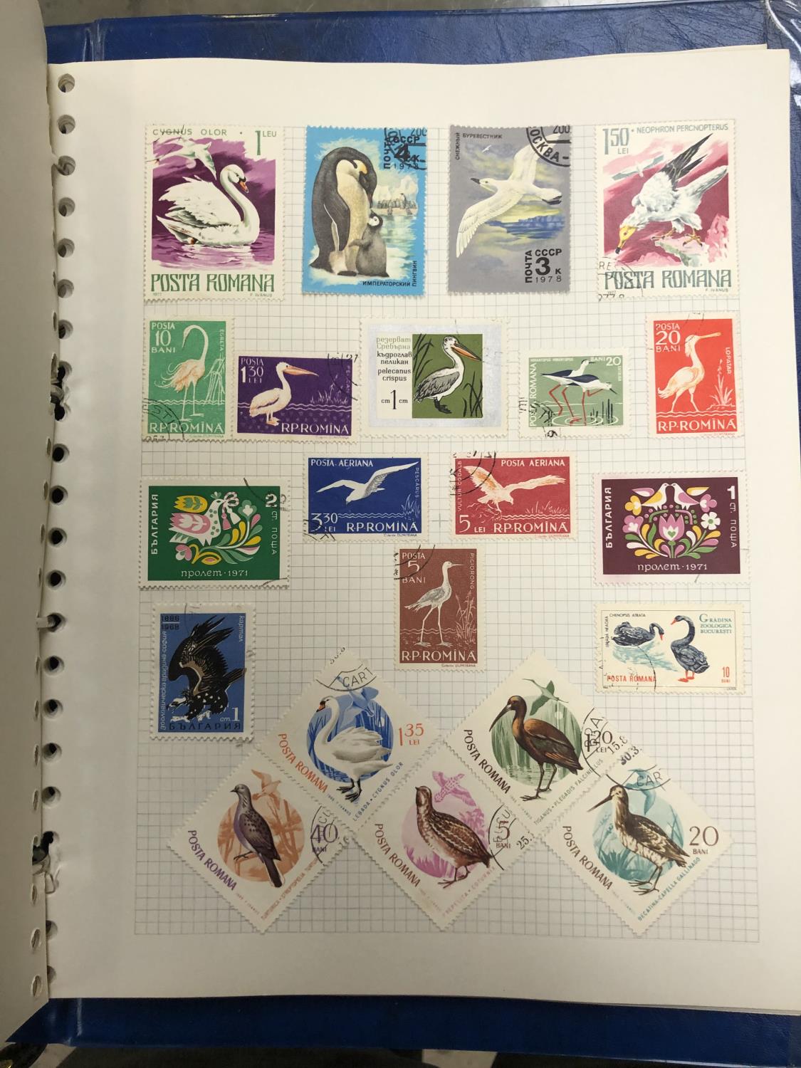 BIRDS . AN ALL WORLD THEMATIC COLLECTION OF BIRDS ON STAMPS . INCLUDED USA 2 X 25 SHEETS , PLUS - Image 5 of 9