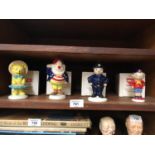 FOUR BOXED WADE NODDY CERAMIC FIGURES, 'MR PLOD', 'NODDY', 'TESSIE BEAR' AND BIG EARS'