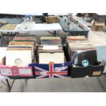 THREE BOXES OF ASSORTED 60'S, 70'S & 80'S RECORDS