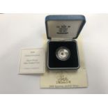 2006 UK ROYAL MINT "2006 SILVER ONE POUND COIN" ENCAPSULATED WITH BOX AND C.O.A