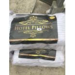 THREE PACKS OF HOTEL PILLOWS (TWO PILLOWS PER PACK)