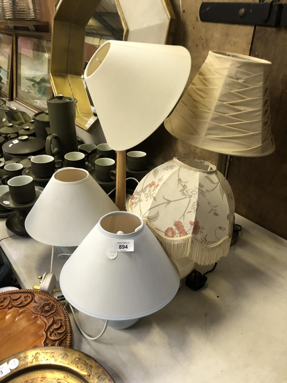 VARIOUS MODERN LAMPS AND SHADES - Image 2 of 2