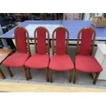 FOUR OAK DINING CHAIRS