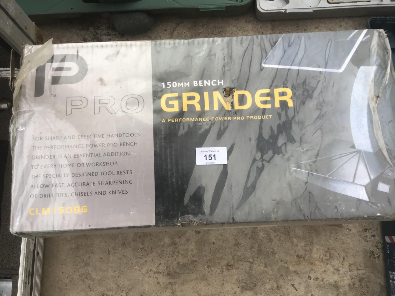 A BOXED PRO 150MM BENCH GRINDER