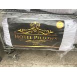 THREE PACKS OF HOTEL PILLOWS (TWO PILLOWS PER PACK)