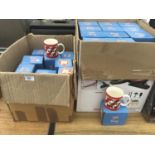 A LARGE QUANTITY OF BOXED GIFT MUGS