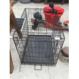 A METAL PET CAGE WITH INNER TRAY