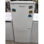 A LEC FRIDGE FREEZER IN WORKING ORDER (SOME RUST ON SHELVES)