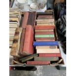 A LARGE ASSORTMENT OF VINTAGE BOOKS
