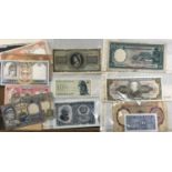 BANKNOTES , A MIXED LOT TO INCLUDE CHINA 10 YUAN