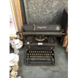 A VINTAGE 'IMPERIAL' TYPEWRITER