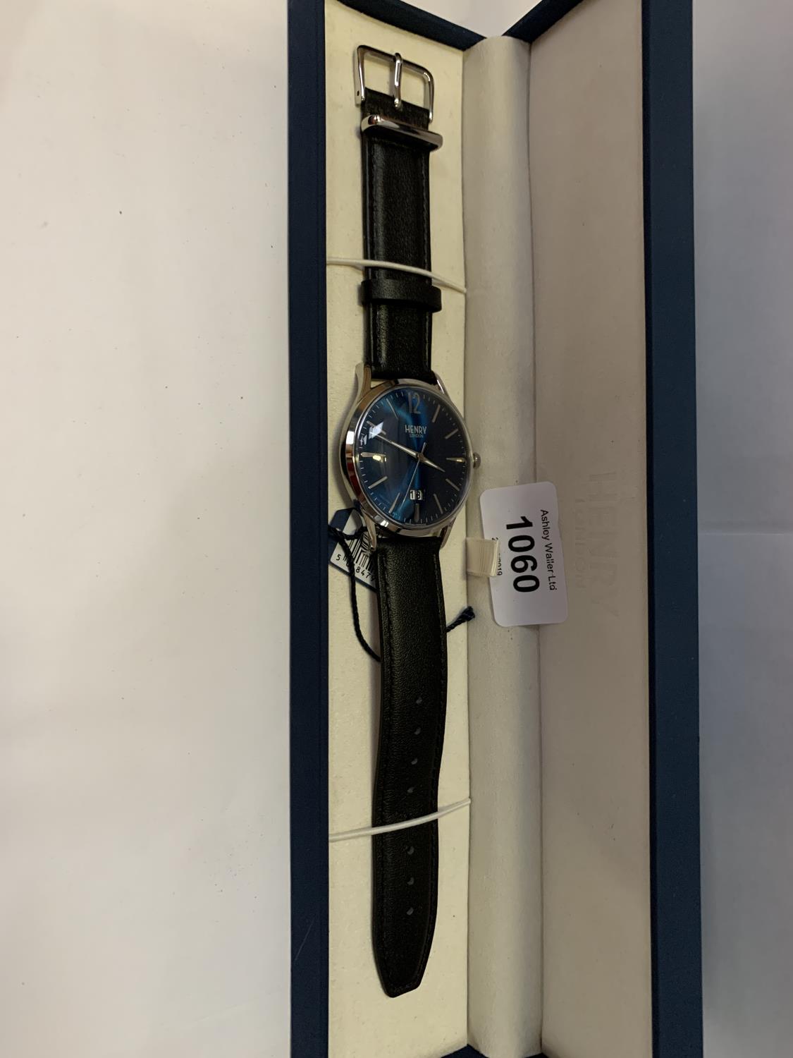 A BOXED 'HENRY LONDON' WRIST WATCH