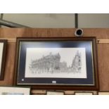 A PENCIL SIGNED LIMITED EDITION GELDART PRINT, NUMBER 28/850, FRAMED