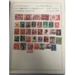 A 'FREELANCE STAMP ALBUM' CONTAINING STAMPS FROM AROUND THE WORLD, AUSTRALIA, GREAT BRITAIN ETC, SEE