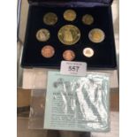 A 2014 SCOTTISH RYAL A PROPOSAL COIN SET WITH C.O.A
