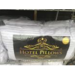 THREE PACKS OF HOTEL PILLOWS (TWO PILLOWS PER PACK)