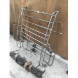 A VINTAGE ROOF RACK POSSIBLY FOR A LANDROVER, AND TWO FURTHER ROOF RACKS