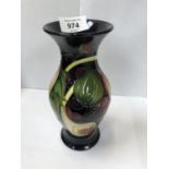 A MOORCROFT POTTERY 'QUEENS CHOICE' PATTERN VASE