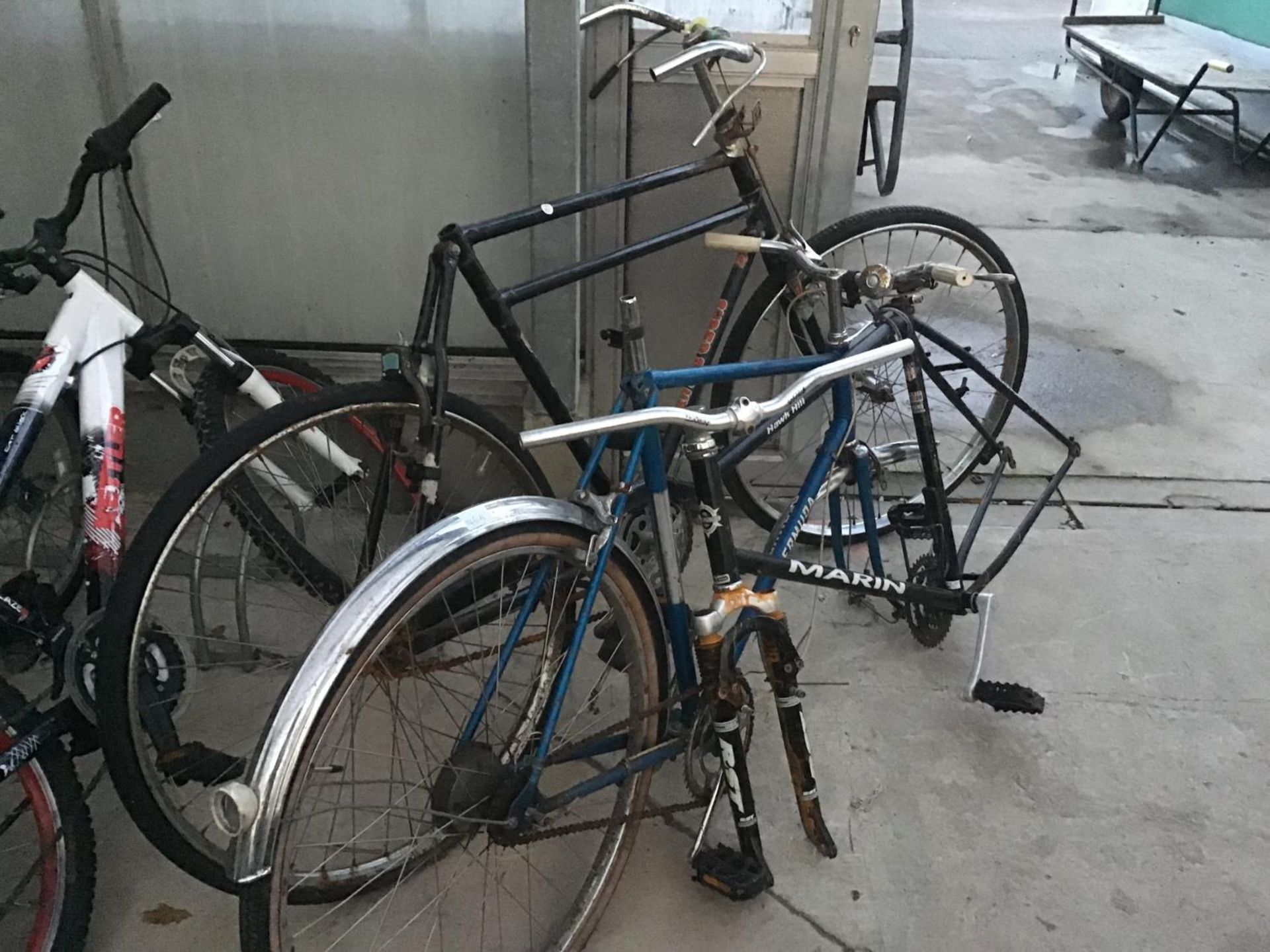 THREE PART BIKES FOR SPARE OR REPAIR TO INCLUDE A HAWKHILL MARIN, A BERMUDA AND A SUPER DELUXE