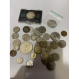 A GROUP OF ASSORTED AMERICAN COINS