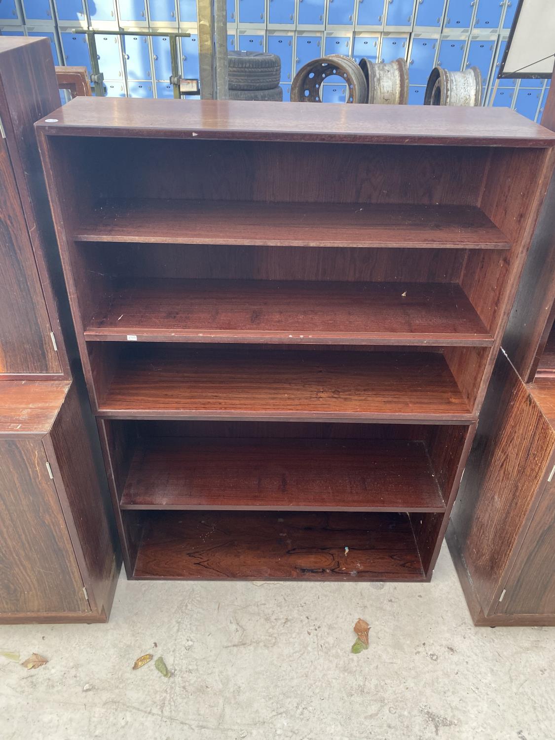 A SET OF SIX DANISH &quot;DYRLUND HJERNEBO SYSTEM&quot; CABINETS