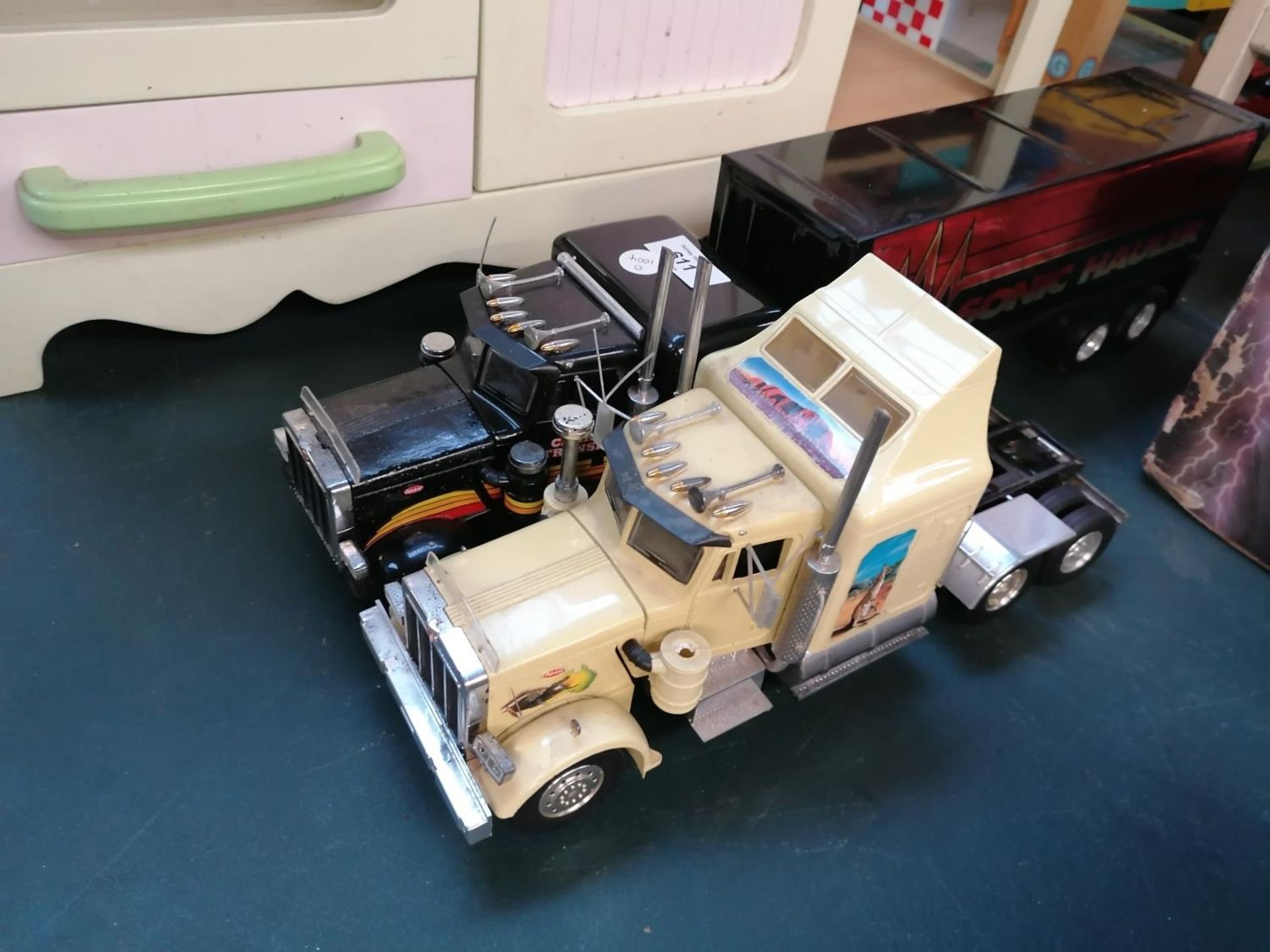 TWO REVELL TRUCK CABS - PETERBILT AND BUDDY-L - Image 2 of 2