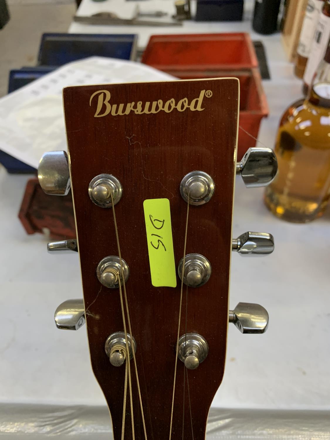 A BURSWOOD ACOUSTIC GUITAR - Image 2 of 4
