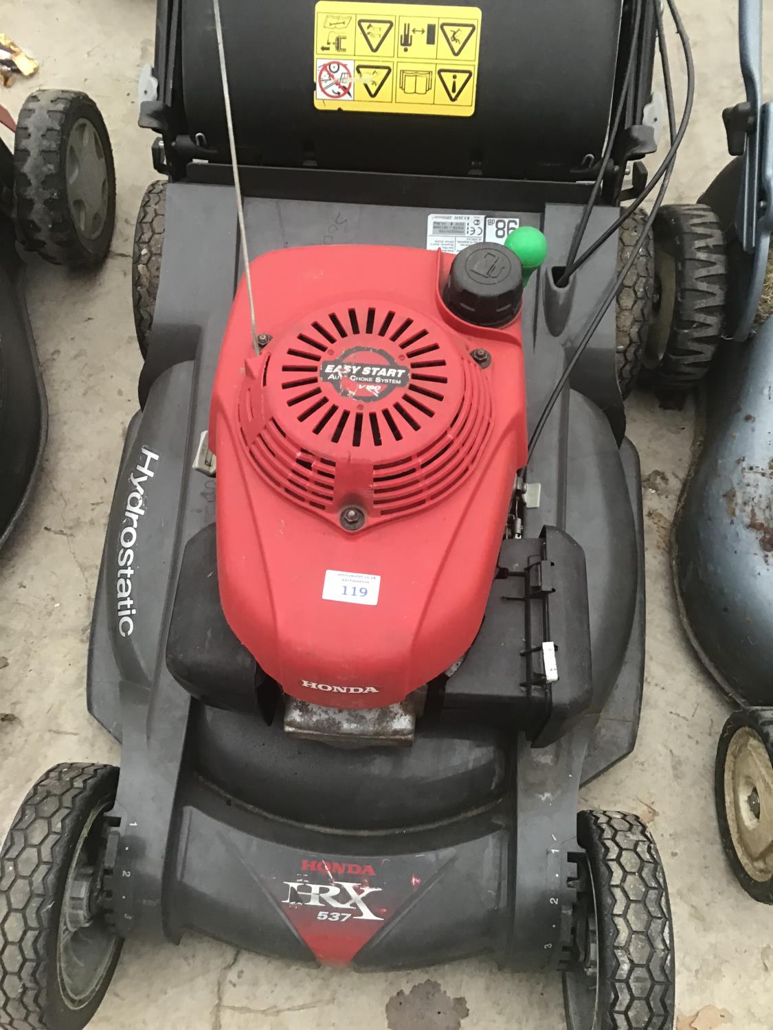 A HONDA HRX537 PETROL MOWER - Image 2 of 2