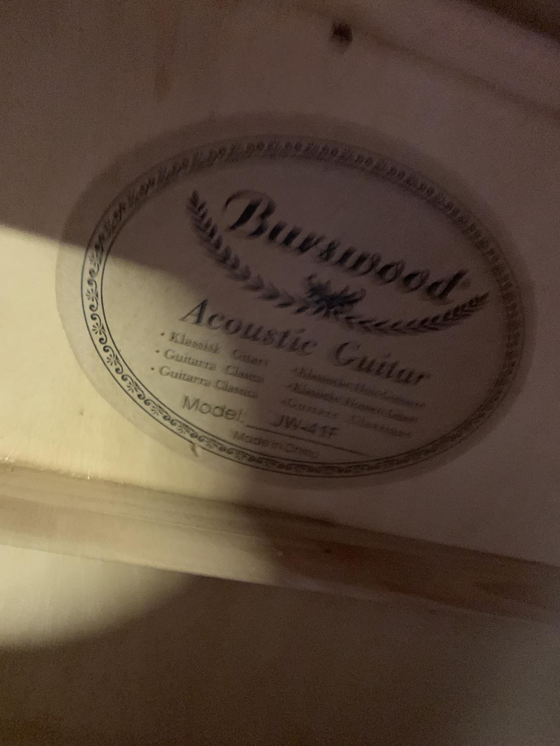 A BURSWOOD ACOUSTIC GUITAR - Image 4 of 4