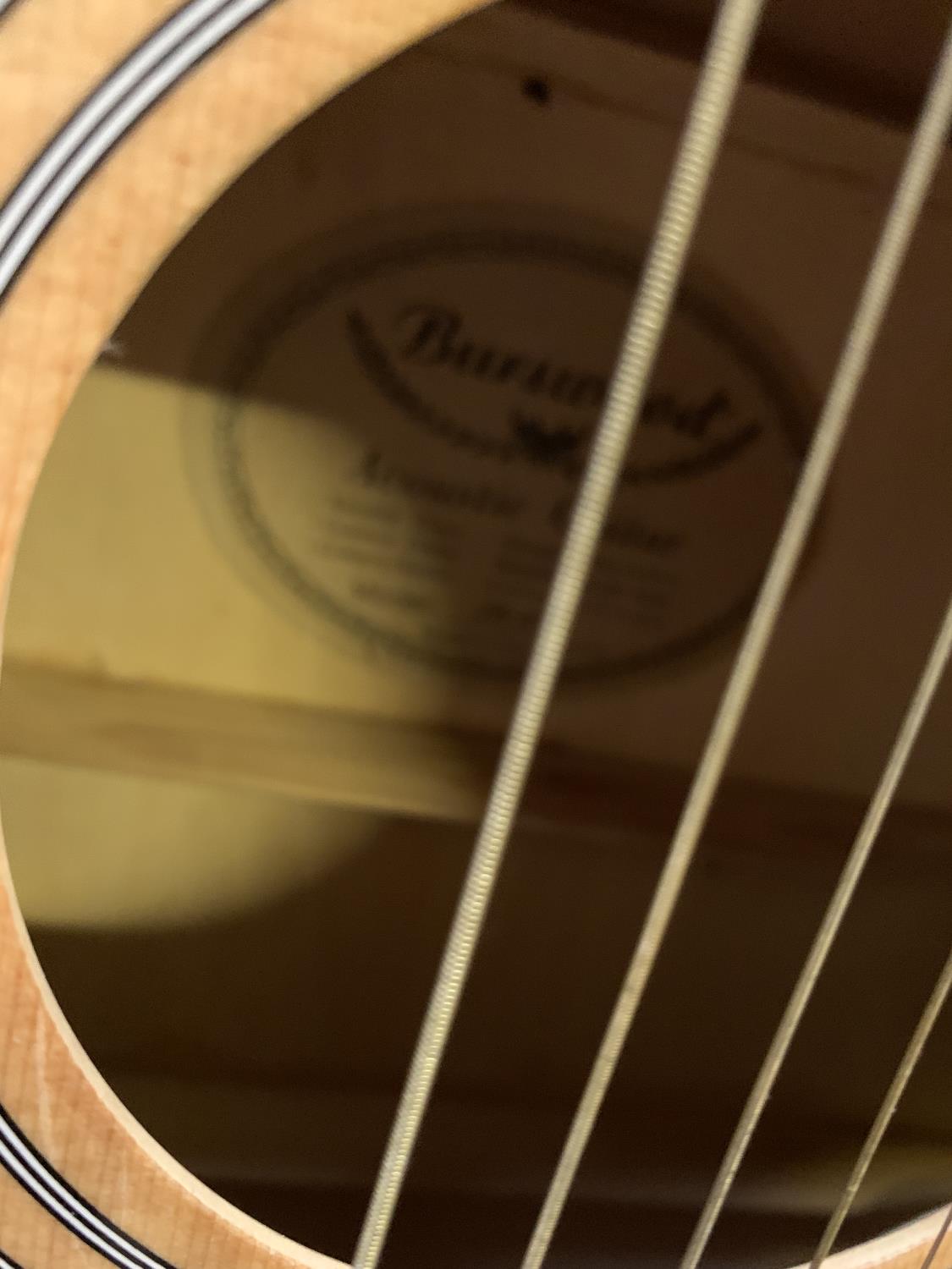 A BURSWOOD ACOUSTIC GUITAR - Image 3 of 4