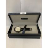 A GENTS BOXED MONTEGRAPPA ITALIAN CHRONOGRAPH WRIST WATCH