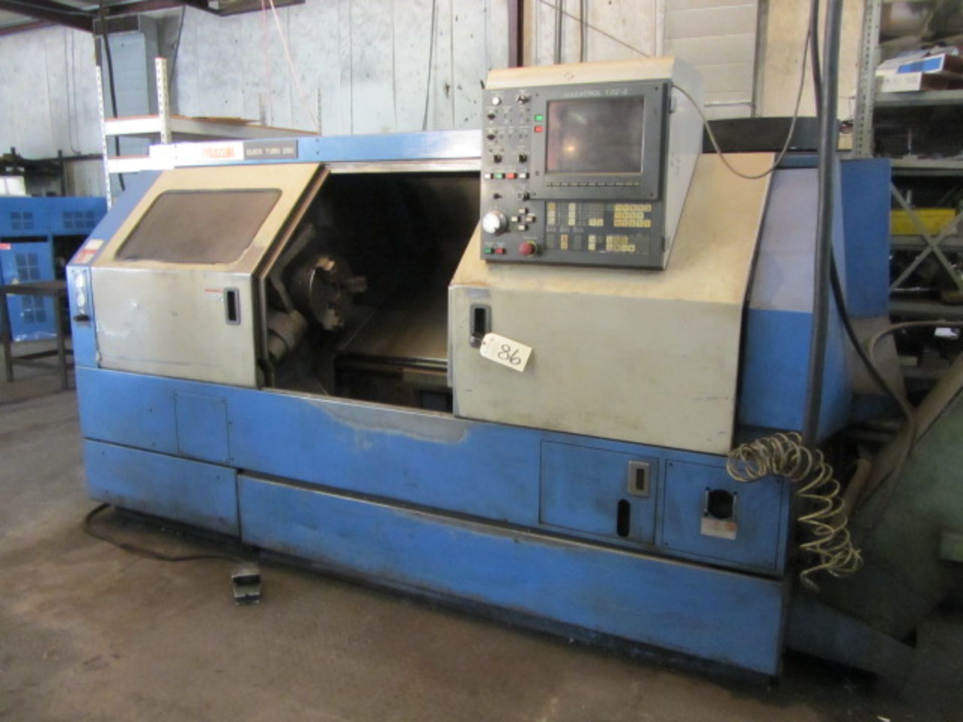 Mazak QT28N CNC Turning Center with 12'' 3-Jaw Chuck, Approx 42'' Max Distance to Tailstock, Tool - Image 2 of 6