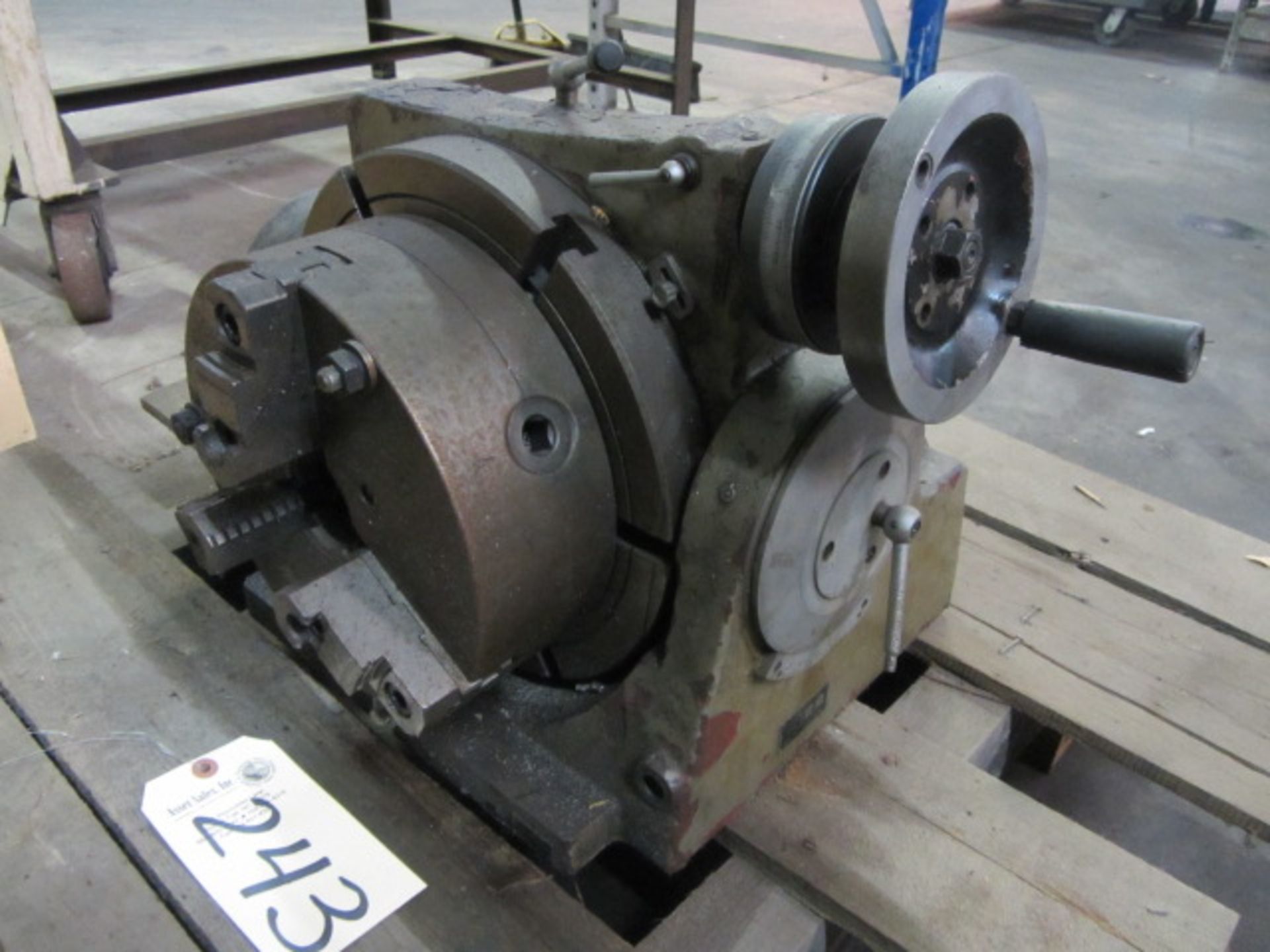 10'' Rotary Chuck with Adjustments, Tailstock