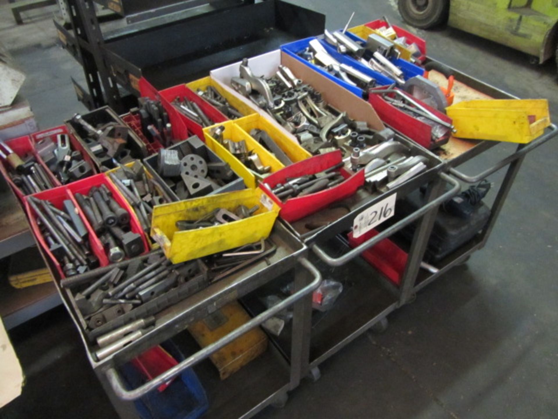 (3) Carts with Set-Up Tooling