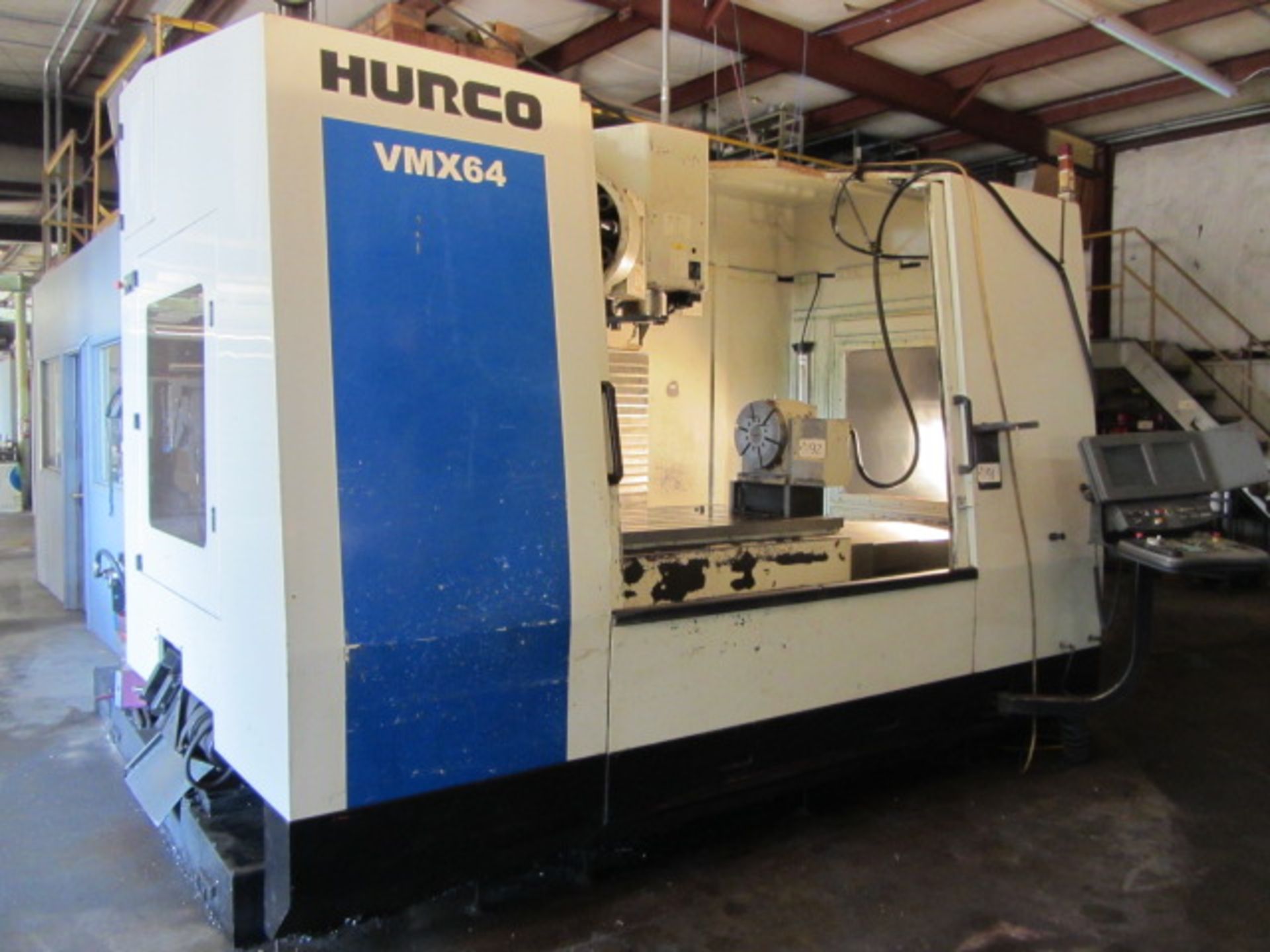 Hurco Model VMX 64-40 CNC Vertical Machining Center with 60'' x 36'' Table, 64'' X-Axis, 34'' Y-