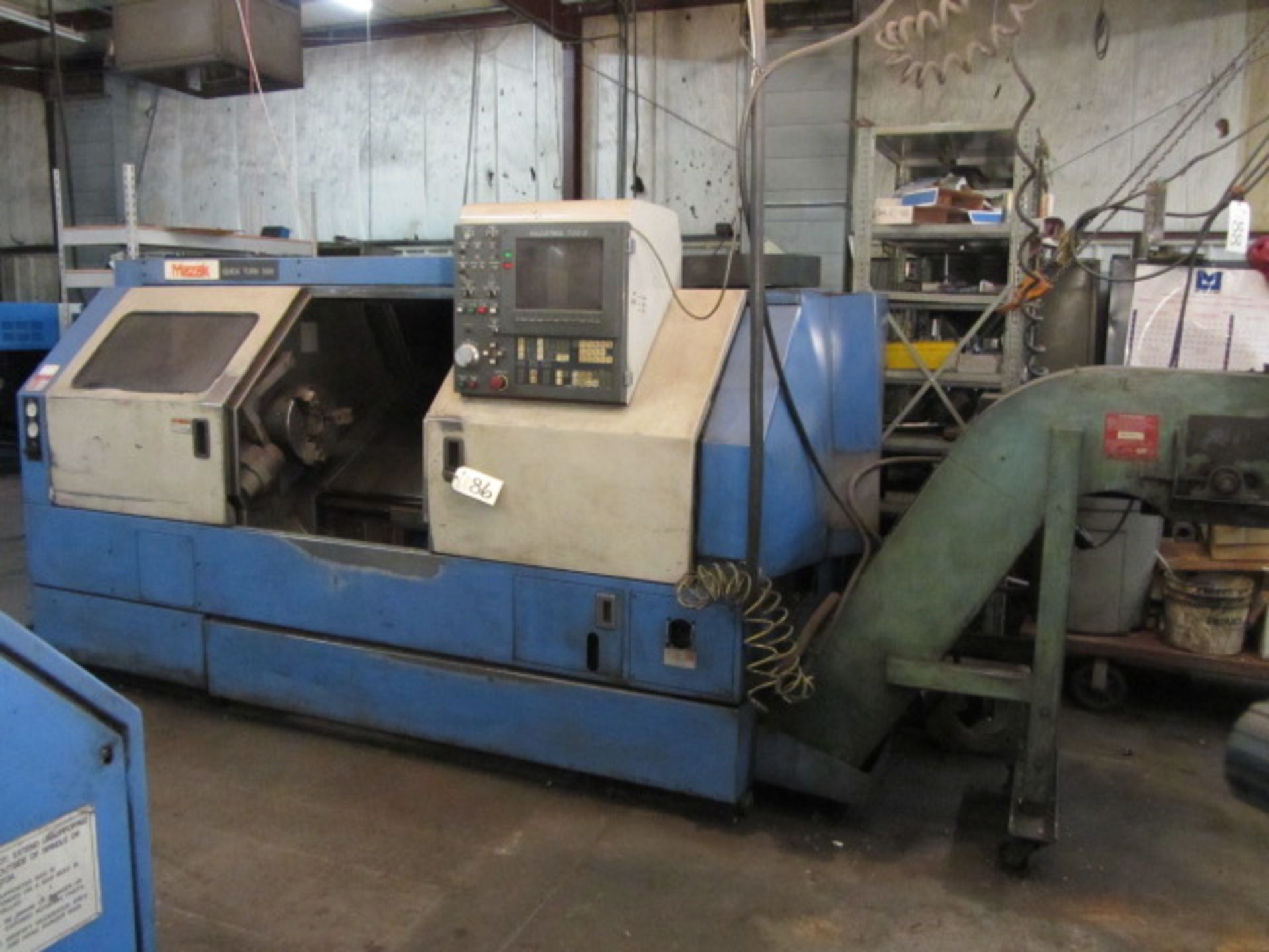 Mazak QT28N CNC Turning Center with 12'' 3-Jaw Chuck, Approx 42'' Max Distance to Tailstock, Tool