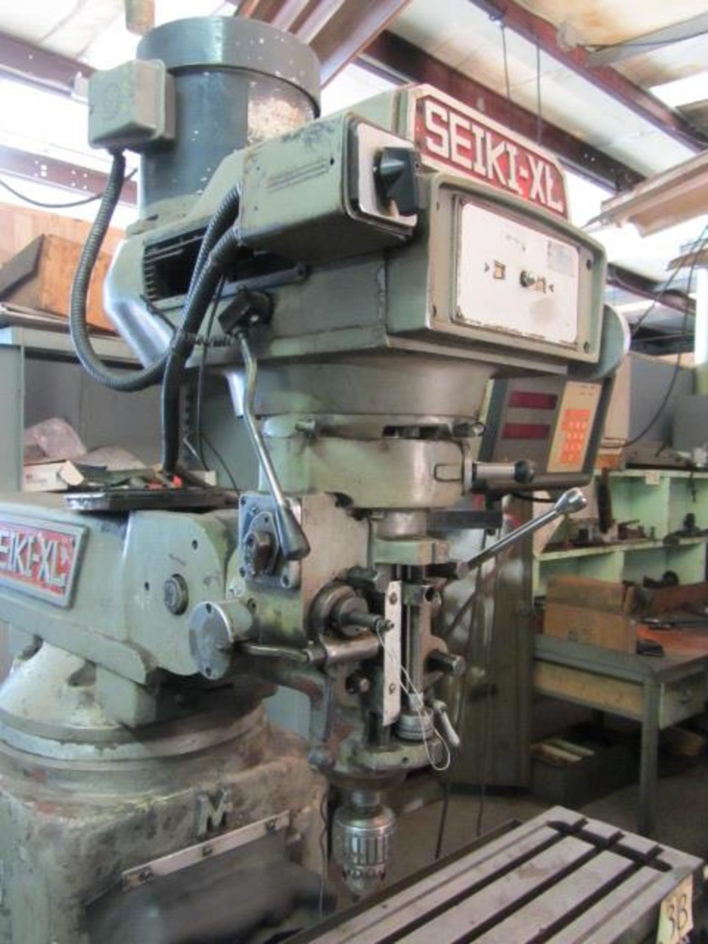 Seiki-XL Model 2VH Variable Speed Vertical Milling Machine with 10'' x 50'' Table, R-8 Variable - Bild 6 aus 6