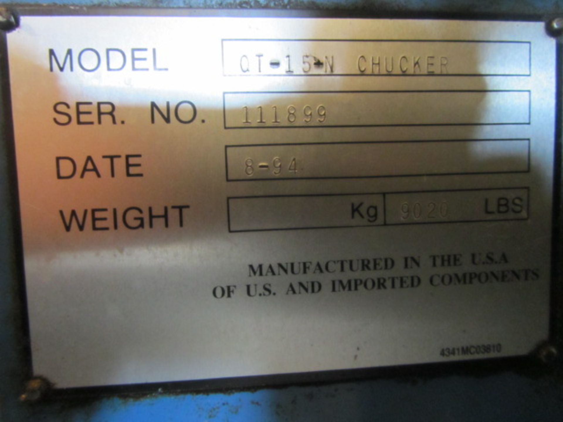 Mazak QT15N CNC Turning Center with 10'' 3-Jaw Chuck, Approx 30'' Max Distance to Tailstock, Tool - Image 9 of 9