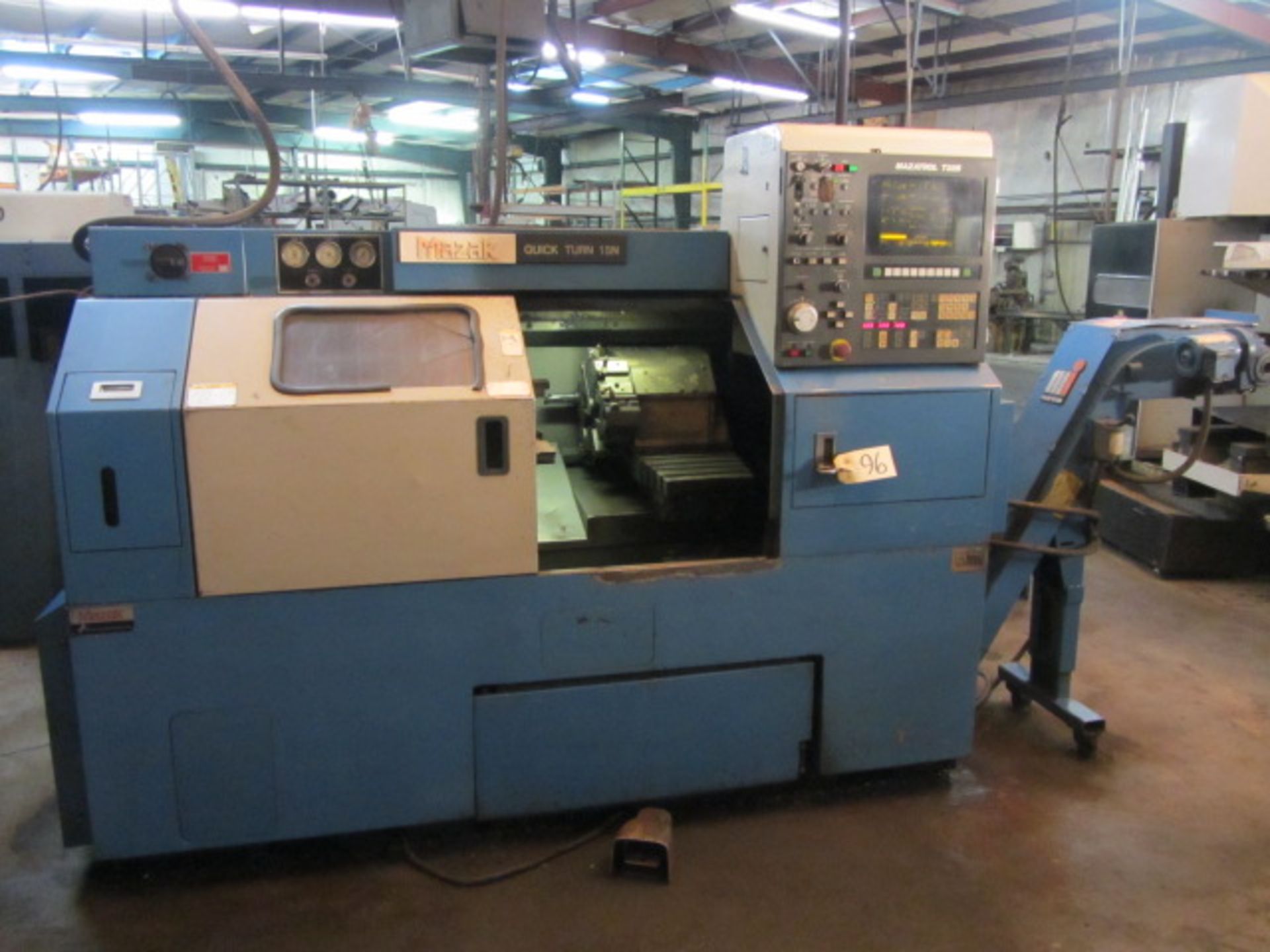 Mazak QT15N CNC Turning Center with 10'' 3-Jaw Chuck, Approx 30'' Max Distance to Tailstock, Tool