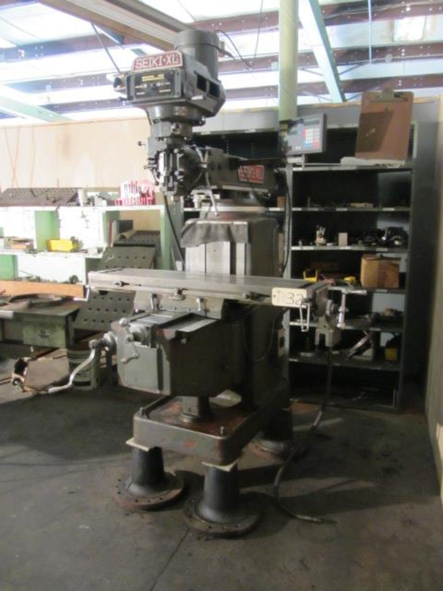 Seiki-XL Model 3VX Variable Speed Vertical Milling Machine with 10'' x 50'' Table, R-8 Variable - Bild 5 aus 5