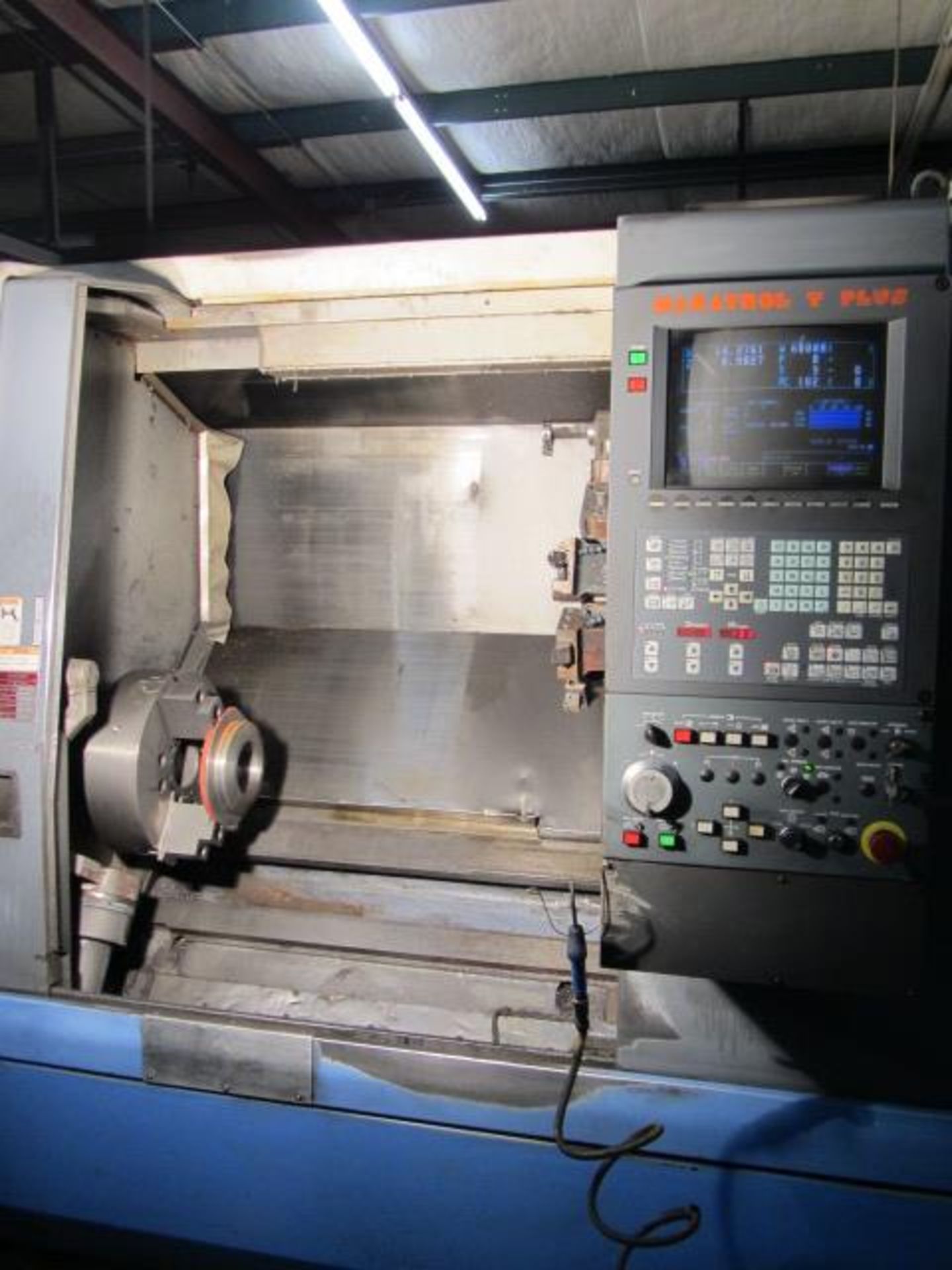 Mazak Slant Turn 40N CNC Turning Center with 18'' 3-Jaw Chuck, Approx 40'' Max Distance to - Bild 6 aus 9