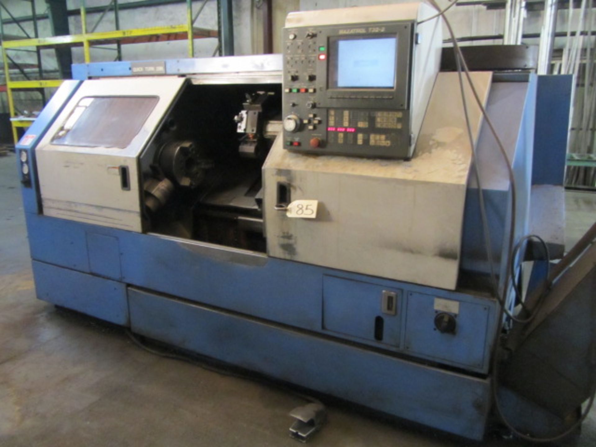 Mazak QT28N CNC Turning Center with 12'' 3-Jaw Chuck, Approx 42'' Max Distance to Tailstock, Tool - Bild 4 aus 8