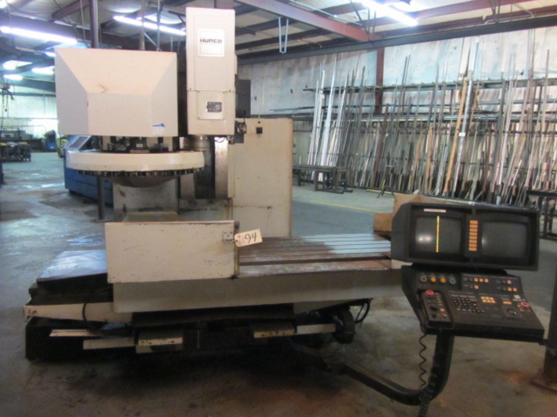 Hurco Model 40/50 CNC Vertical Machining Center with 67'' x 27'' Table, #40 Taper Spindle, 30