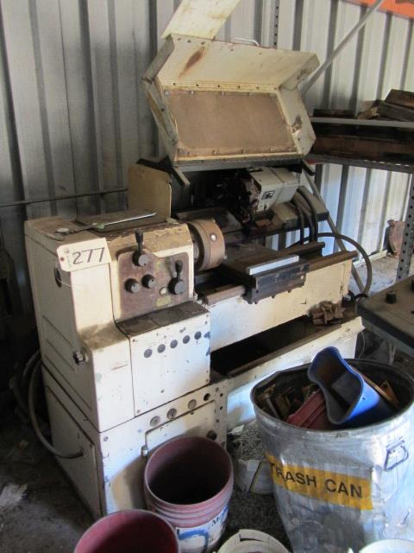 Lathe  (under repair in shed)