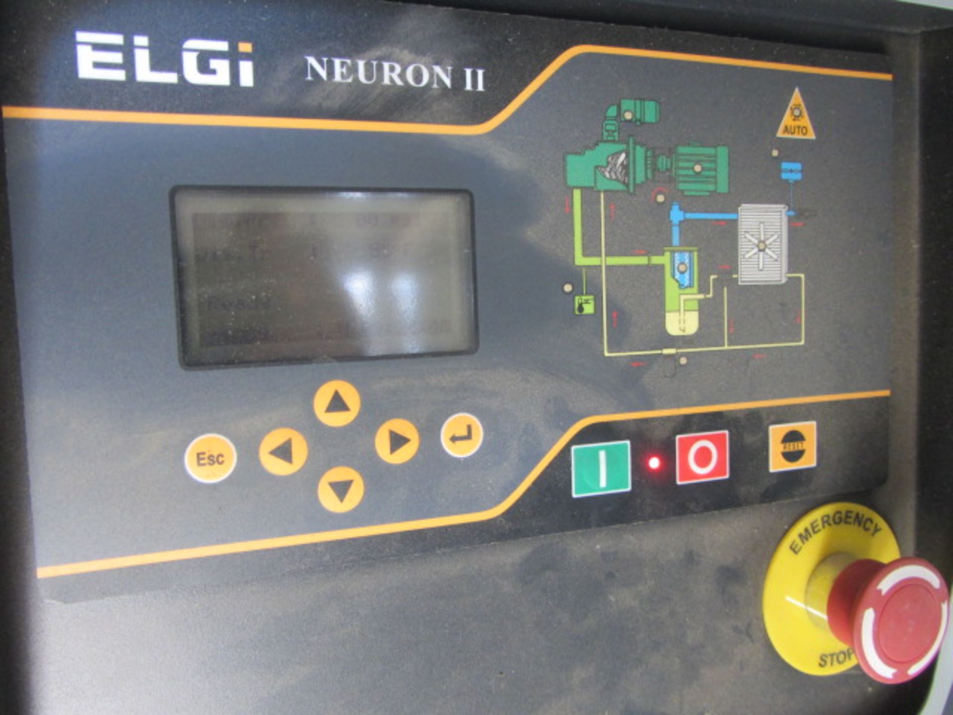 Elgi Model EG18-125 25 HP Rotary Screw Air Compressor with 125 PSI, Neuron II Controls, sn: - Image 3 of 5