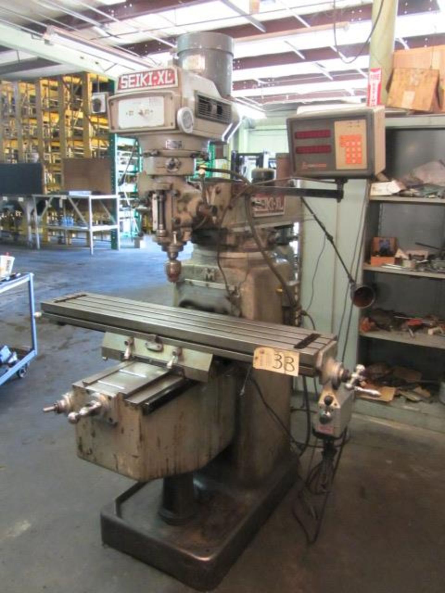 Seiki-XL Model 2VH Variable Speed Vertical Milling Machine with 10'' x 50'' Table, R-8 Variable - Image 2 of 6