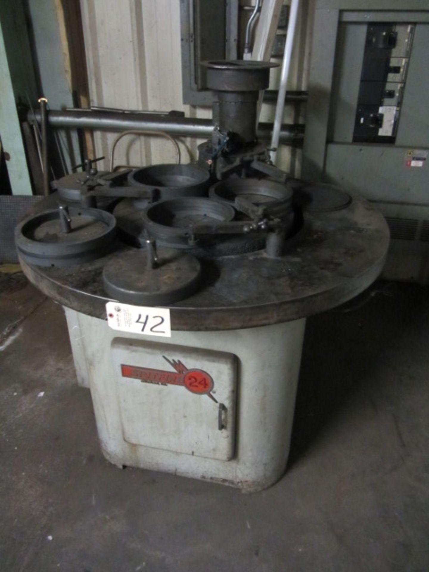 Spitfire Model SPF888-24 Lapping Machine with Keeper Rings, sn:7303-24-1291