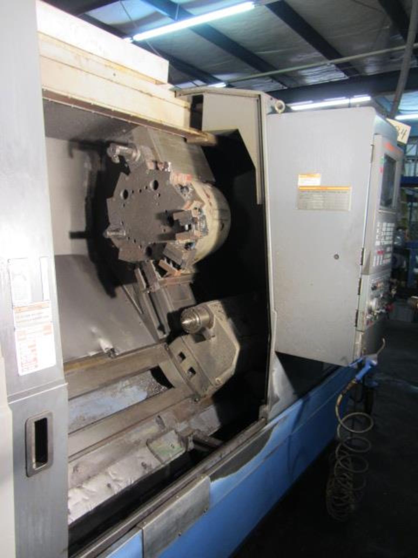 Mazak Slant Turn 40N CNC Turning Center with 18'' 3-Jaw Chuck, Approx 40'' Max Distance to - Bild 8 aus 9