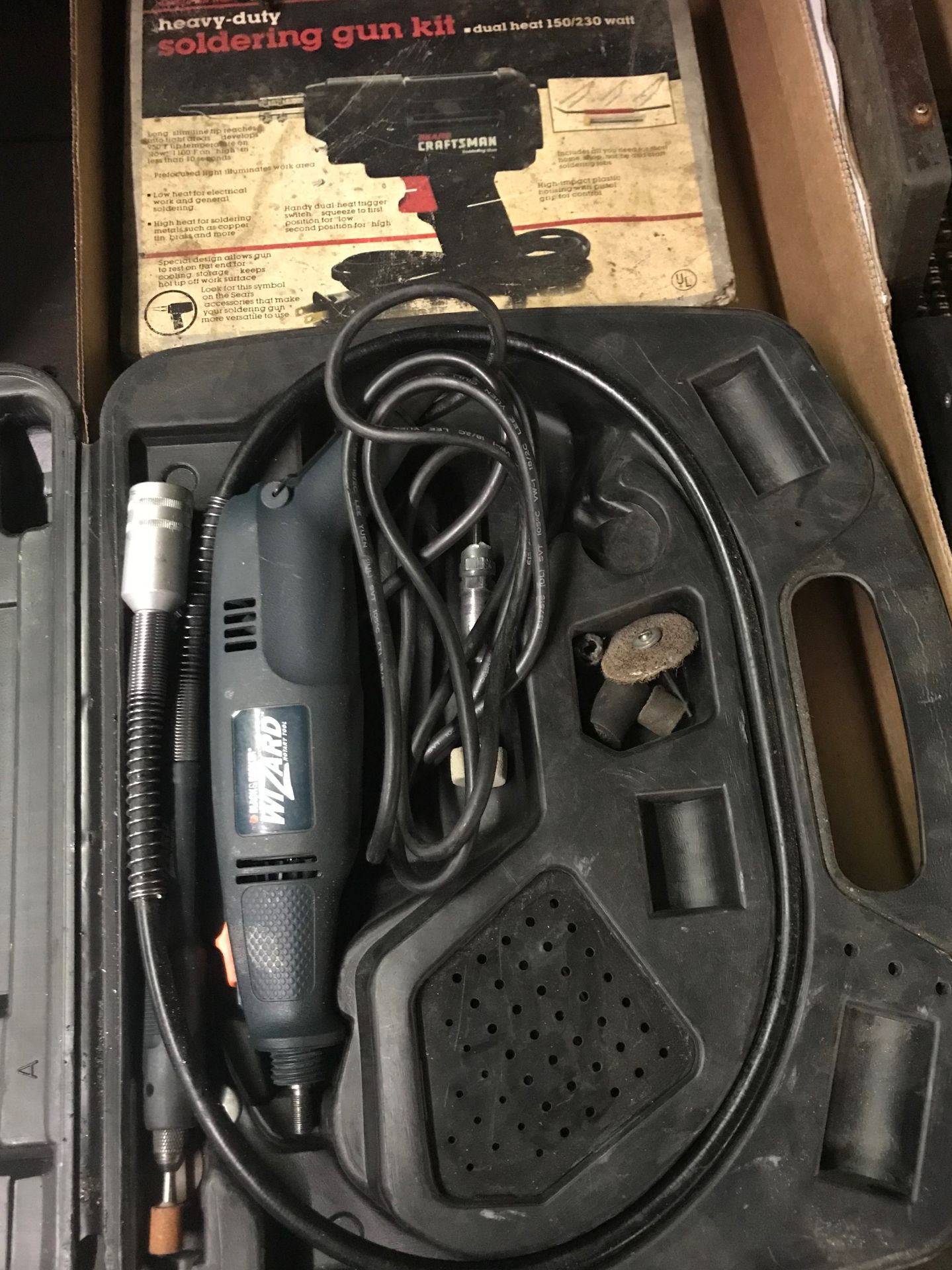 Wizard Rotary Tool & Craftsman Soldering Gun